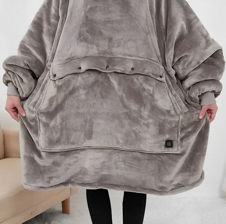 Skanto | USB oppvarmet teppe hoodie for intens varme