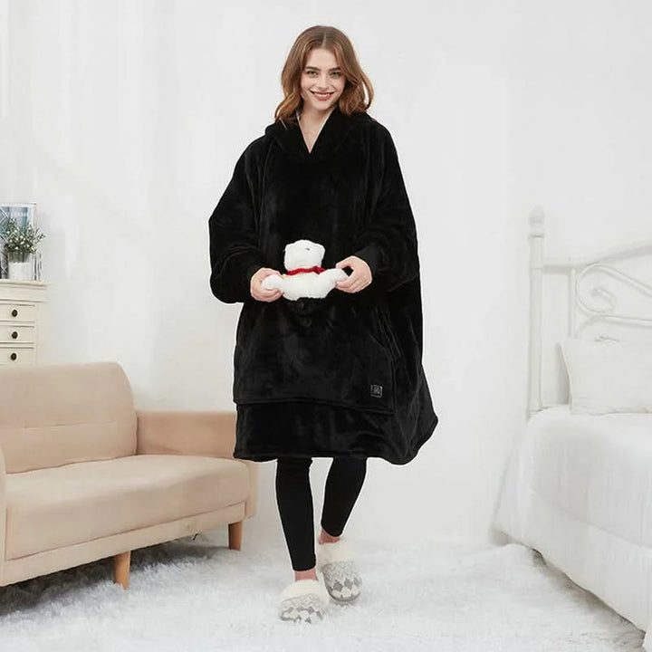 Skanto | USB oppvarmet teppe hoodie for intens varme
