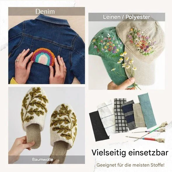 Skanto | EasyStitch™ Broderingsnåler Sett for Forbedret Broderingsopplevelse
