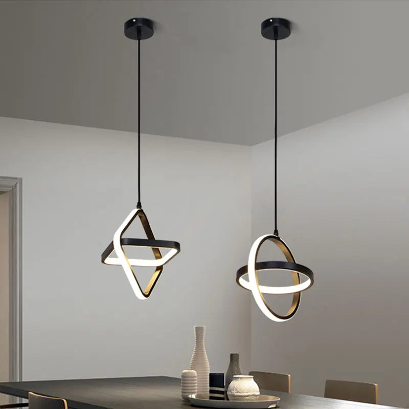 Moderne LED Hengende Lampe – Minimalistisk Pendellampe for Stue og Spisestue | Skanto