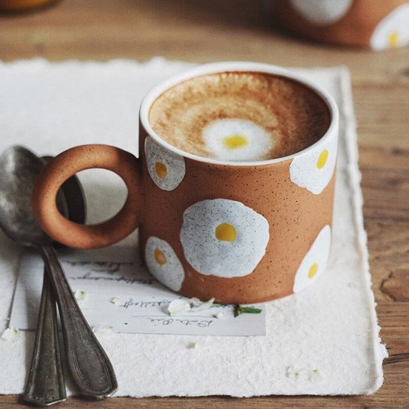En håndmalte kaffekopp | Skanto