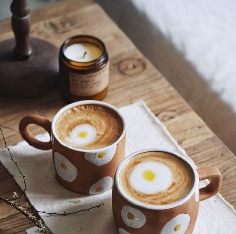 En håndmalte kaffekopp | Skanto