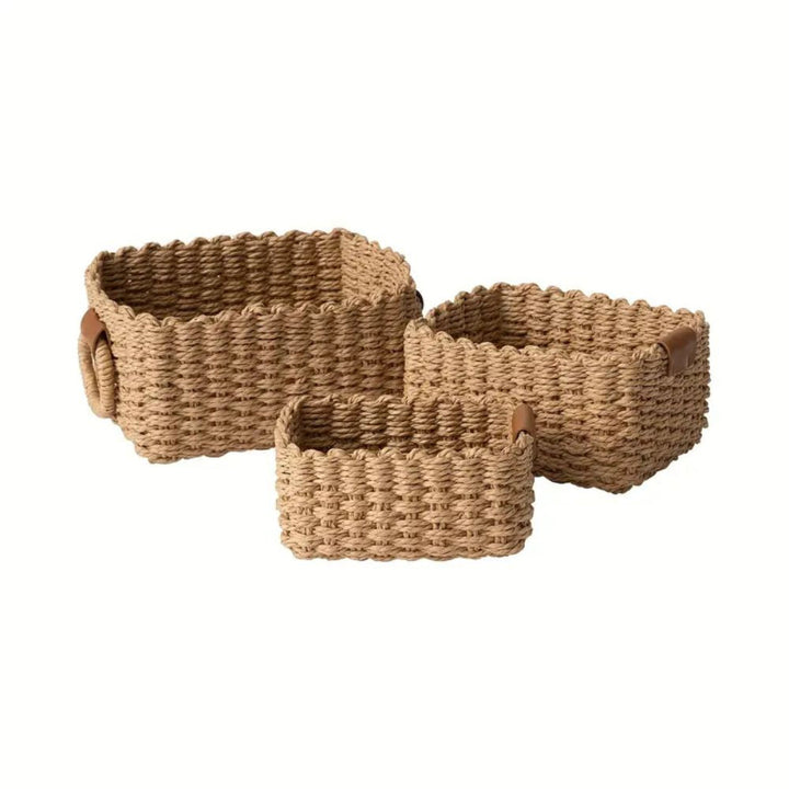 Skanto | Elegant Rattanvev Kurvssett