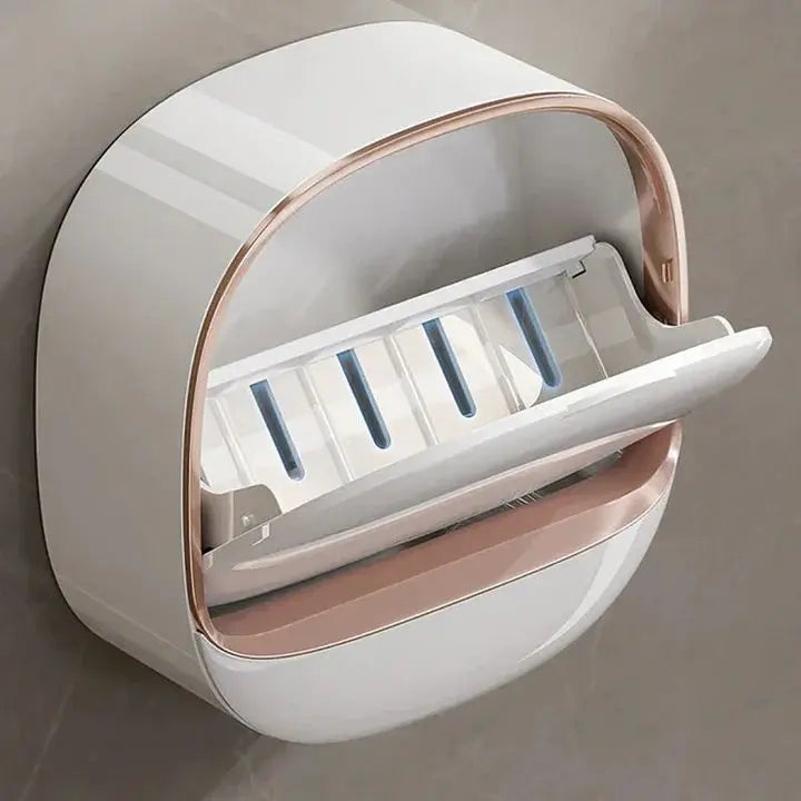 Elegant vanntett såpeskål med dreneringsområde