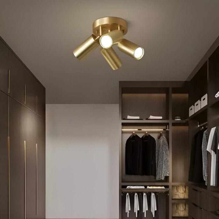 Skanto | Messing LED Taklampe Moderne Design