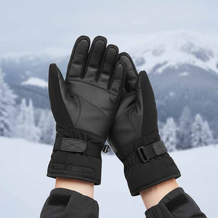 Skanto | ThermoGrip Varmede Hansker – Vanntette Unisex Hansker med 3 Varme Nivåer og Berøringsskjermfunksjon