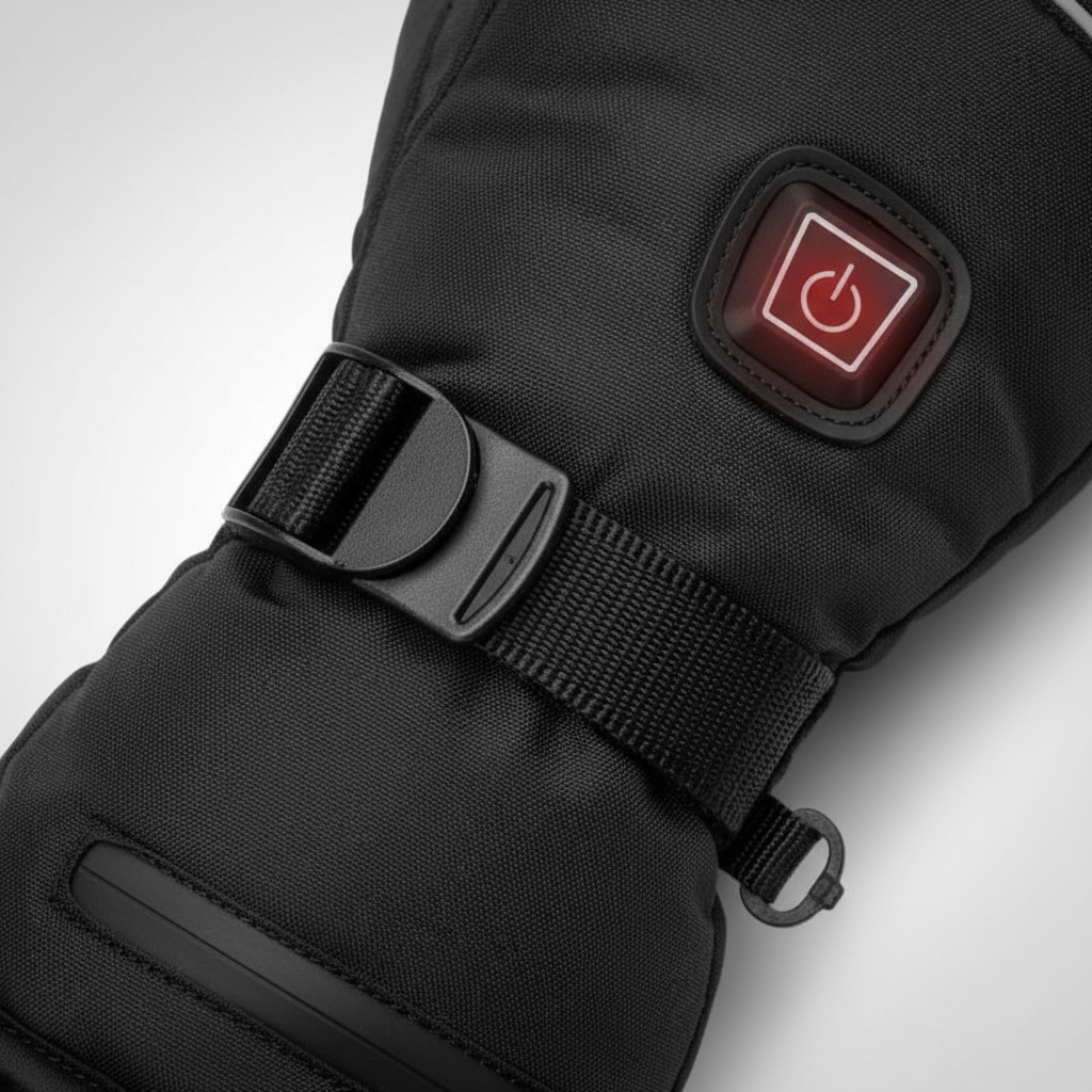 Skanto | ThermoGrip Varmede Hansker – Vanntette Unisex Hansker med 3 Varme Nivåer og Berøringsskjermfunksjon