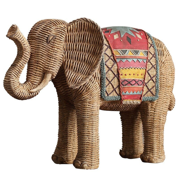 Elefant Rattan Statue | Skanto
