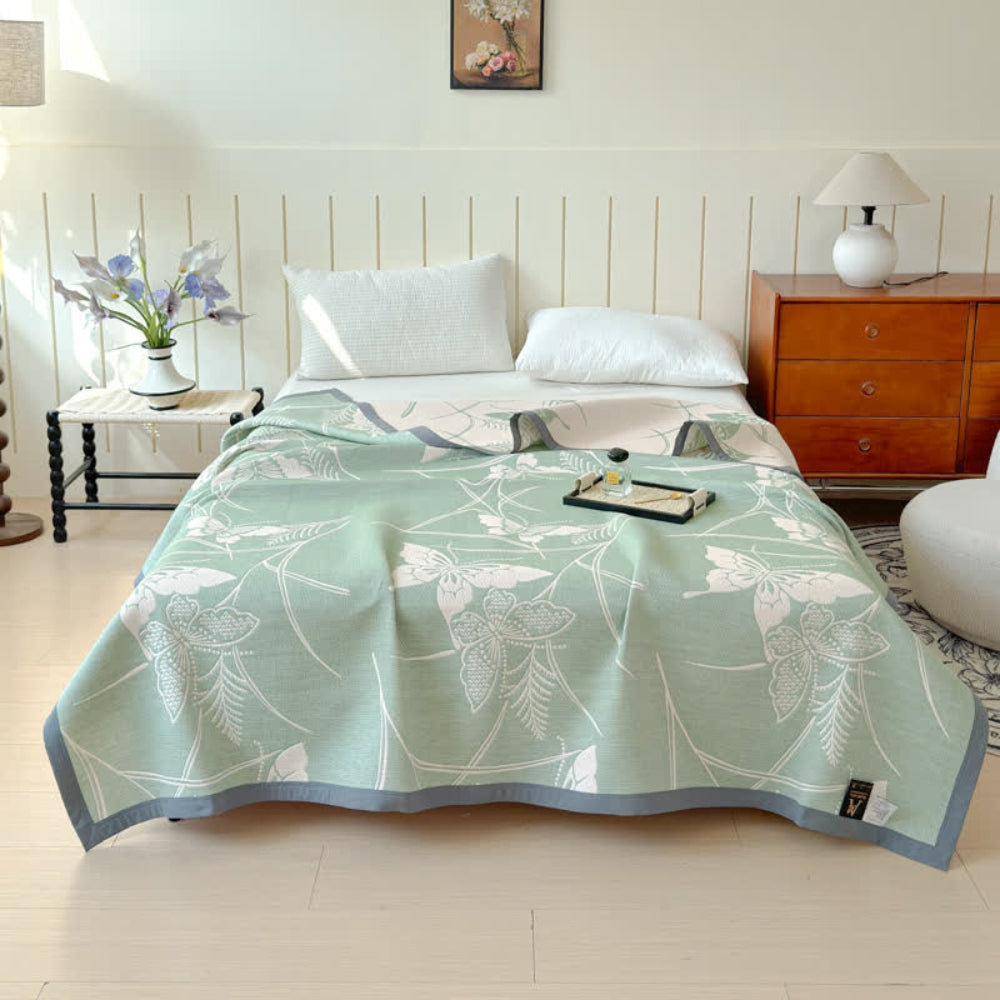 Skanto | Elowen Sommerfugl Bomull Gasblanket