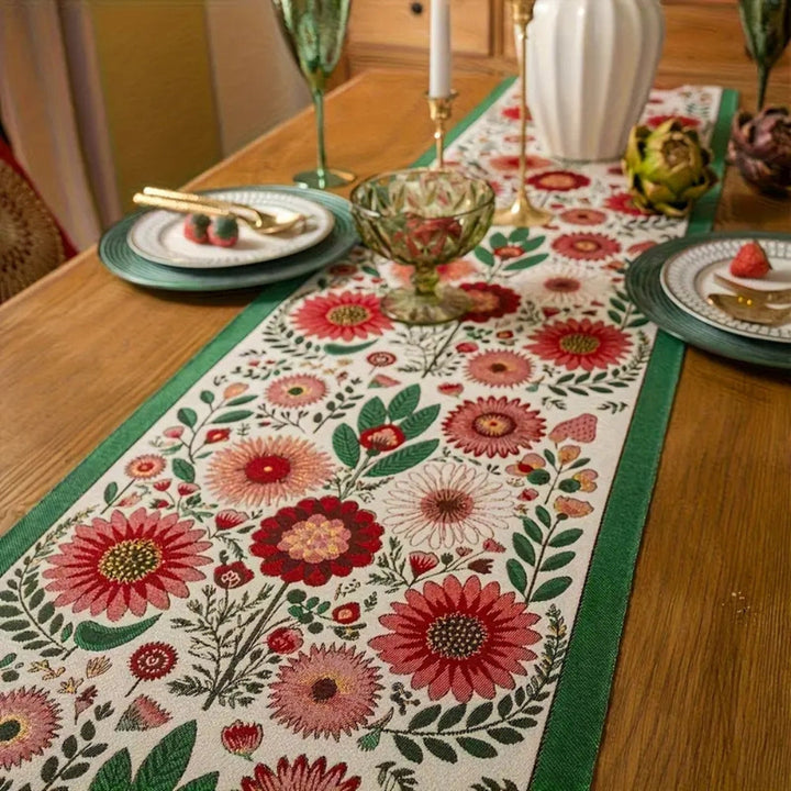 Skanto | Brodert Blomster Quast Bordløper