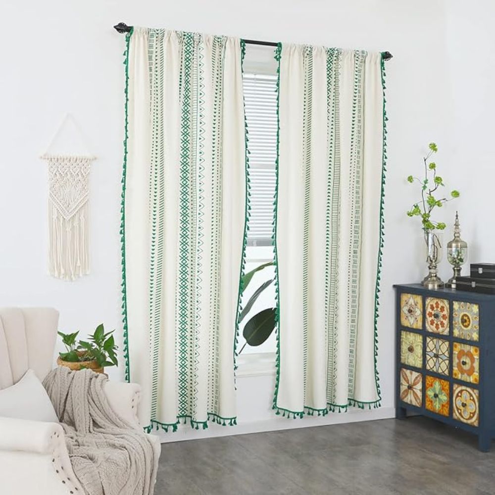 Skanto | Emerald Tribe Boho Snor Gardin