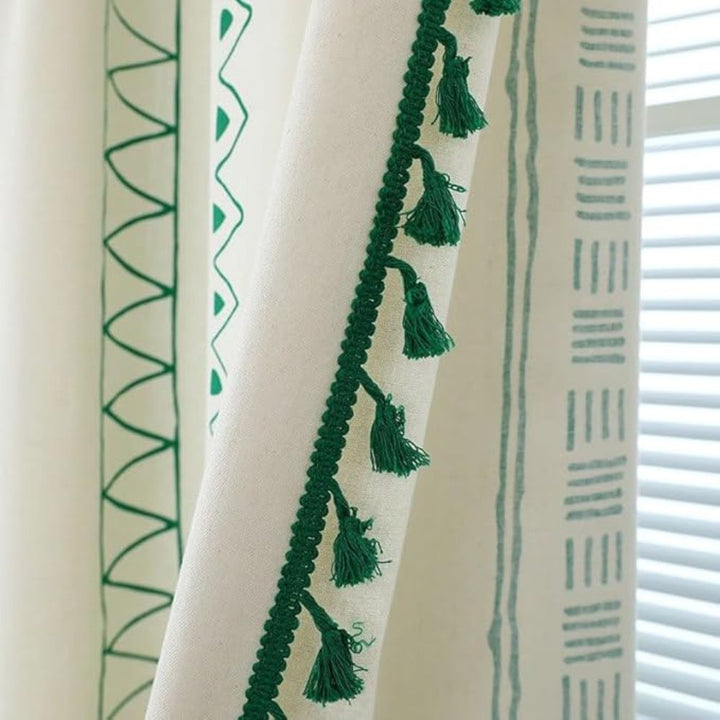 Skanto | Emerald Tribe Boho Snor Gardin