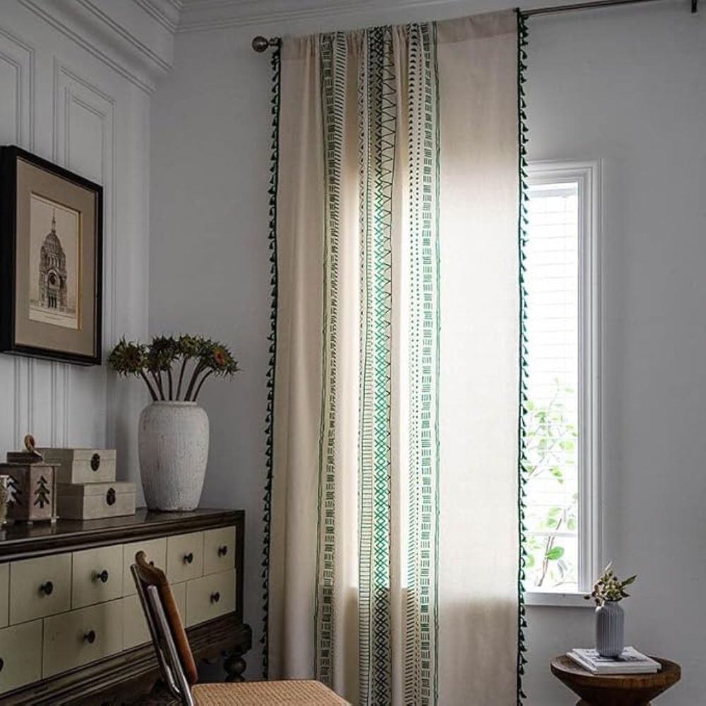 Skanto | Emerald Tribe Boho Snor Gardin