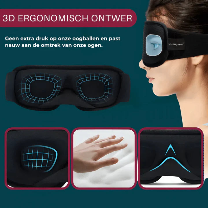 Skanto | Ergonomisk 3D Søvnmaske