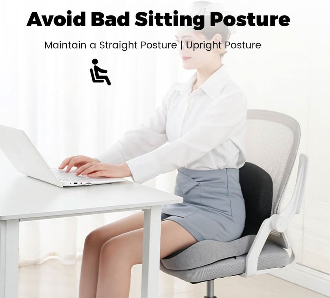 ErgoComfort Pad Memory Foam Seat Cushion | Skanto