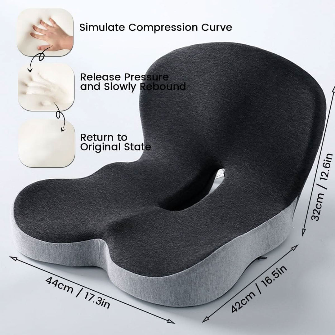 Ergonomiske Sitzkissen med Lendenwirbelstütze