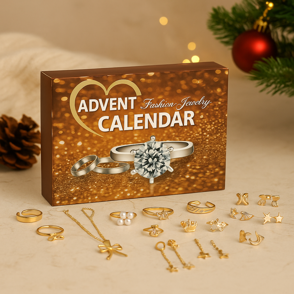 Skanto | Everden Nedtellingskalender Sett – Festlig 24-dagers Adventskalender med Overraskelser