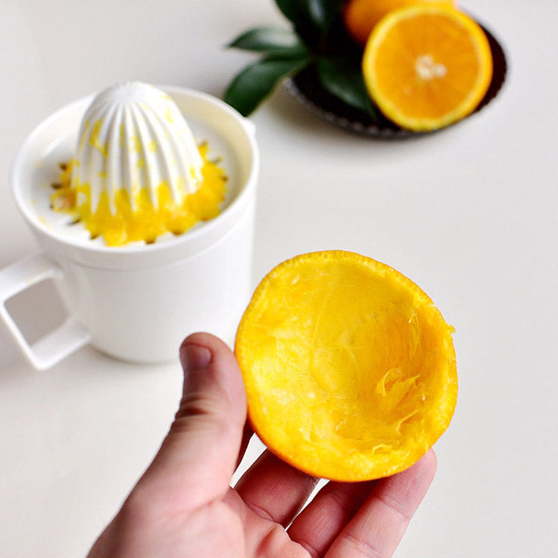 Skanto | Eze Keramisk Sitrus Juicer – Manuell Juice Ekstraktor for Sitroner, Appelsiner & Lima