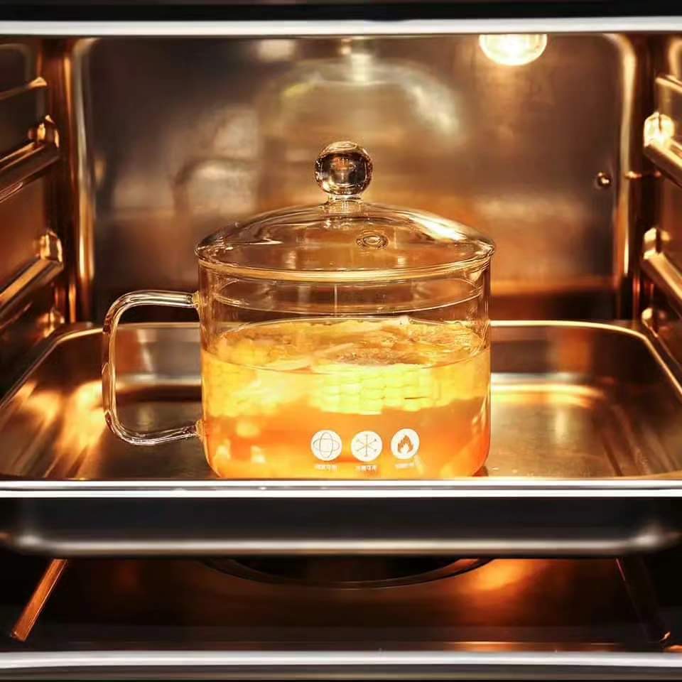 Skanto | Glass varmeresistent matlagingsgryte