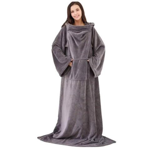 Skanto | Fleece Teppe med Ermer