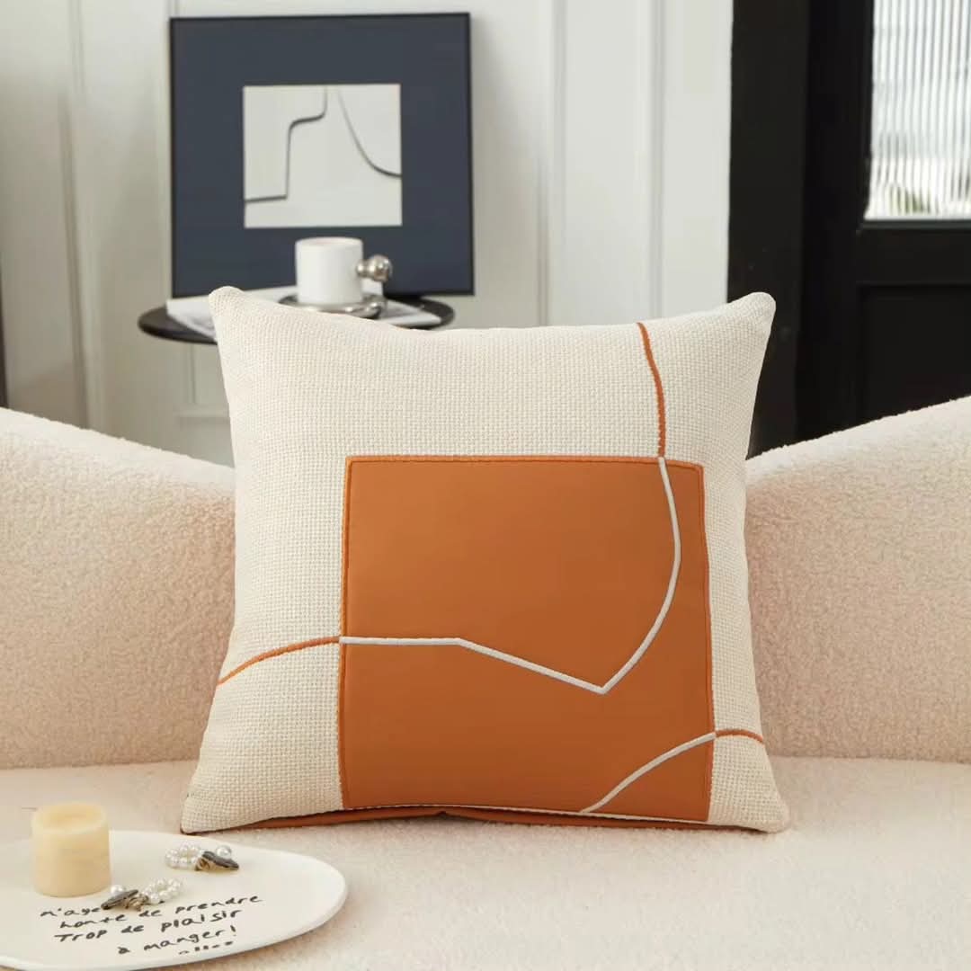 Skanto | Putetrekk med Geometrisk Broderi