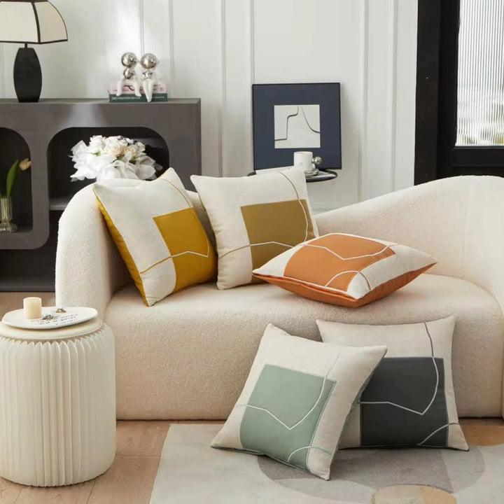 Skanto | Putetrekk med Geometrisk Broderi