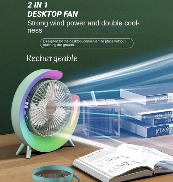 Fan Desktop Rechargeable 2:1 | Skanto