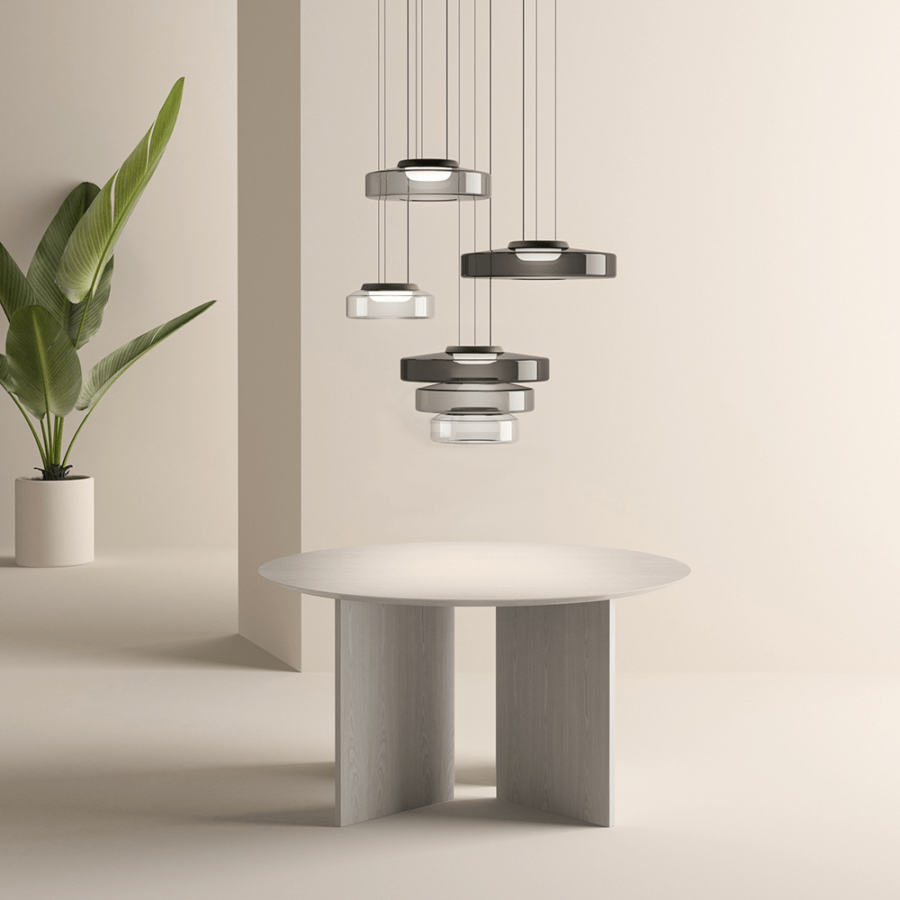 Skanto | Modern Glass Pendant Lamp in Bauhaus Style - AuroraSphere