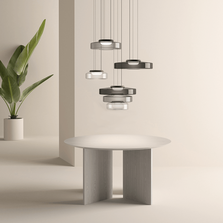 Skanto | Modern Glass Pendant Lamp in Bauhaus Style - AuroraSphere