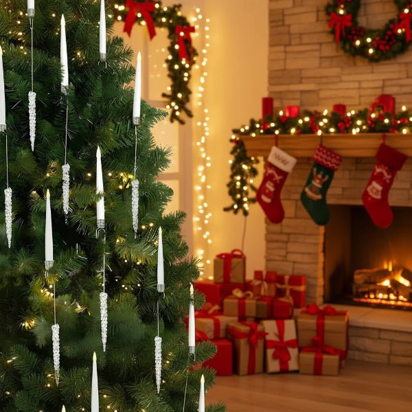 Skanto | LED lysestake sett uten flamme for juletre & festlige dekorasjoner