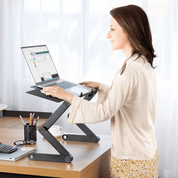 Laptopständer – Ergonomisk og höhenverstellbar für eine gesunde Haltung beim Arbeiten