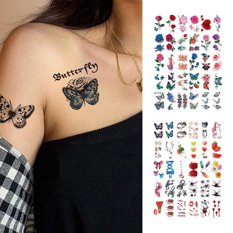 Skanto | 3D Stereo Tatoveringsklistremerke