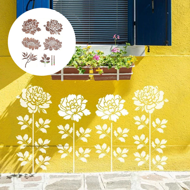 Skanto | 🔥DIY Dekorasjon🌻 - Hagegjerde Stort Blomster Tegning Maler