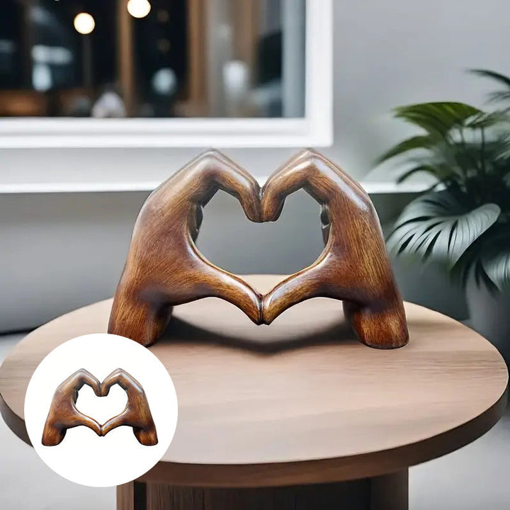 Håndhjertestatue | Skanto