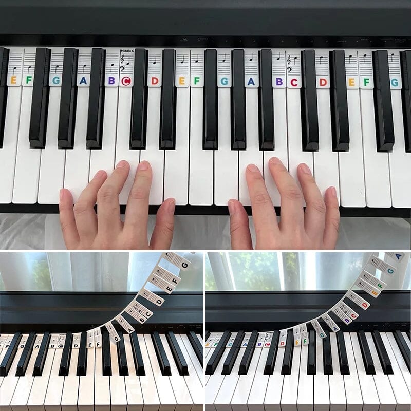 Skanto | Avtagbar Pianotastatur Notelabel