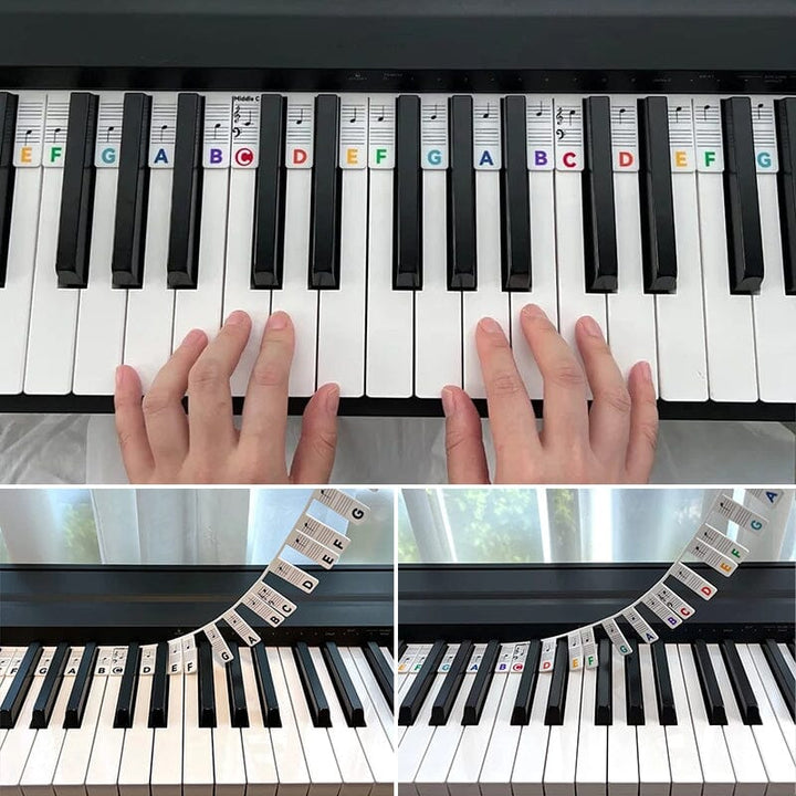 Skanto | Avtagbar Pianotastatur Notelabel