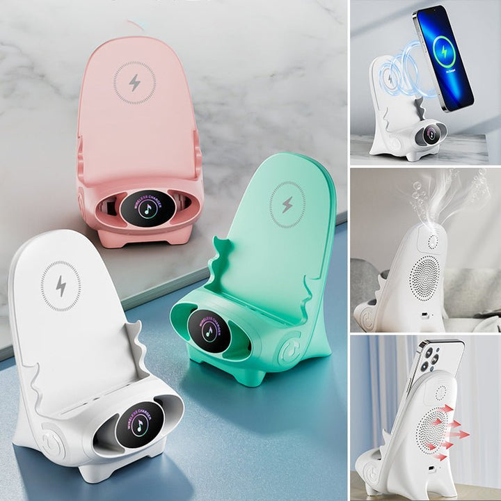Skanto | Multifunksjonell telefonholder - Hurtiglading - Ergonomisk design - Praktisk og stilig