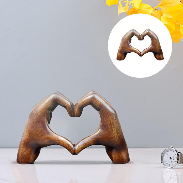 Håndhjertestatue | Skanto