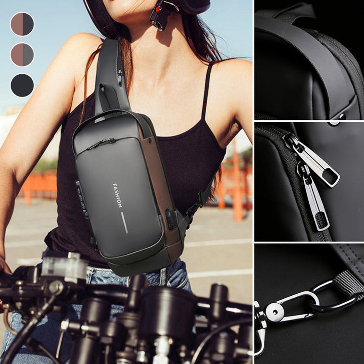 Skanto | USB-ladeport Sling Anti-Tyveri Crossbody Bag