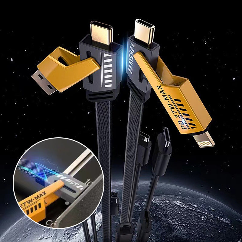 4 i 1 PD 65W Hurtigladekabel | Skanto