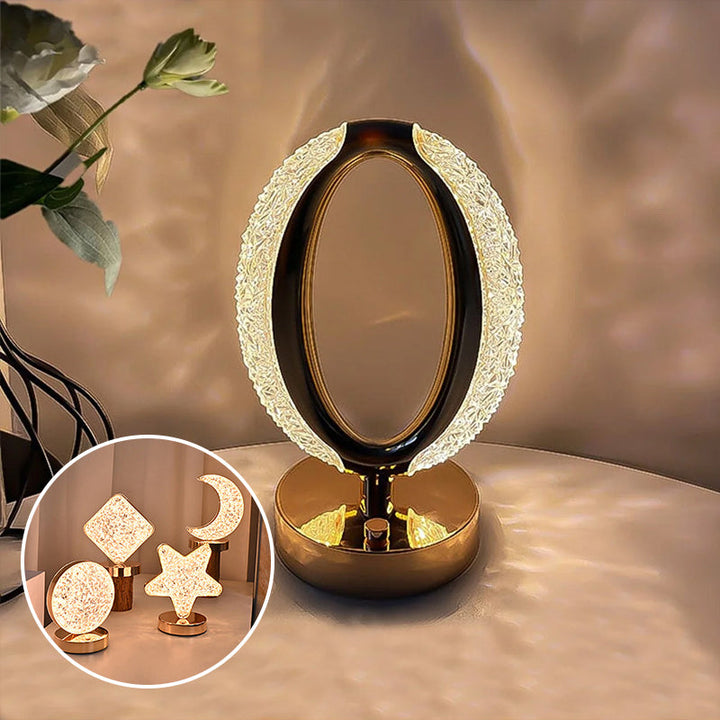 Star Moon Metal Table Lamp | Skanto
