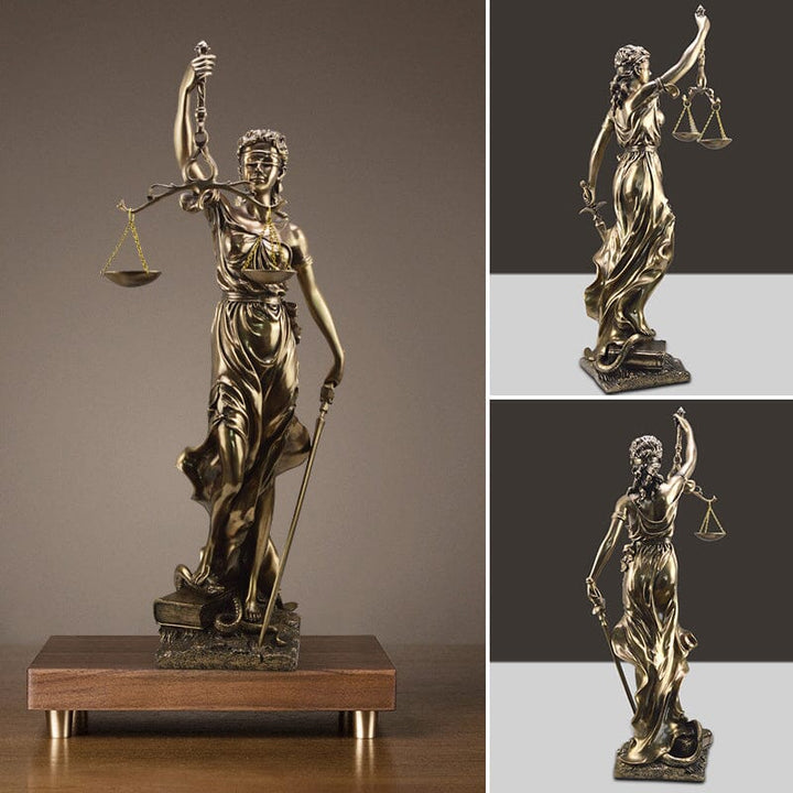 Skanto | Dekorasjon statue av rettferdighetens gudinne