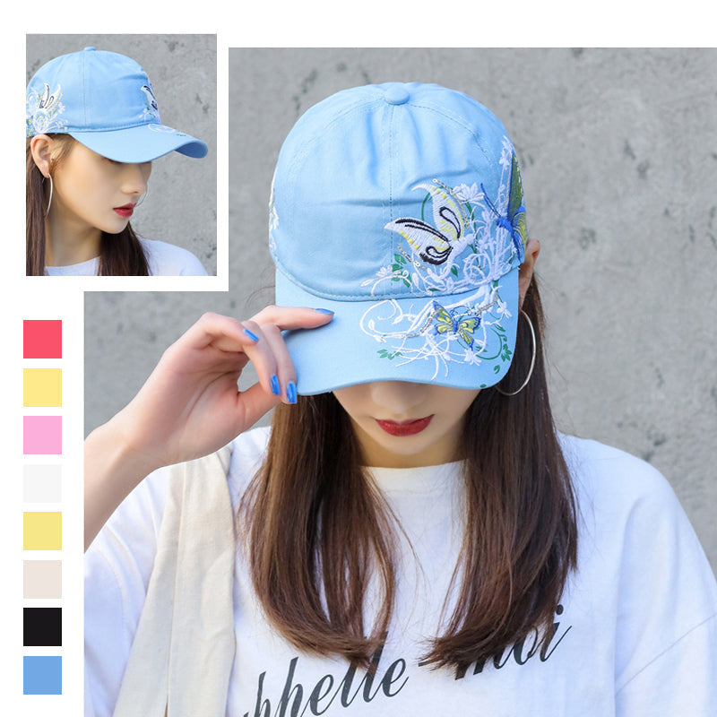 Skanto | Justerbar Pustende Brodert Solhatt