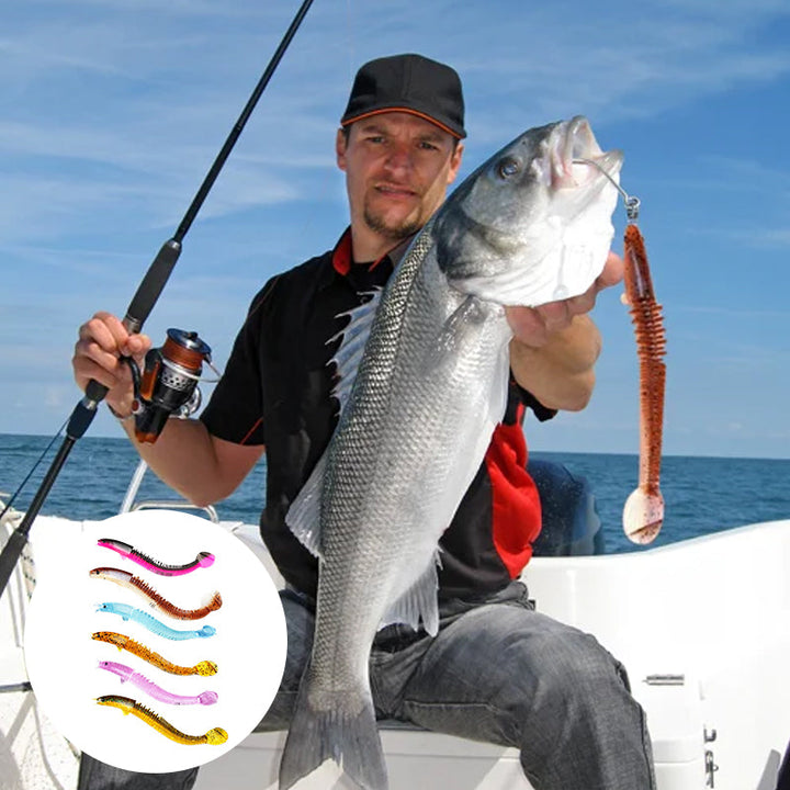 Skanto | Nytt design Angler Dragon Hole Bait 46 seksjoner myk agn