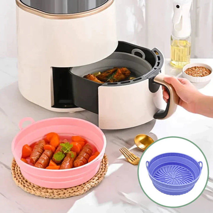 Air Fryer Silikon Grillpanne Gjenvendbar Bakeform | Skanto