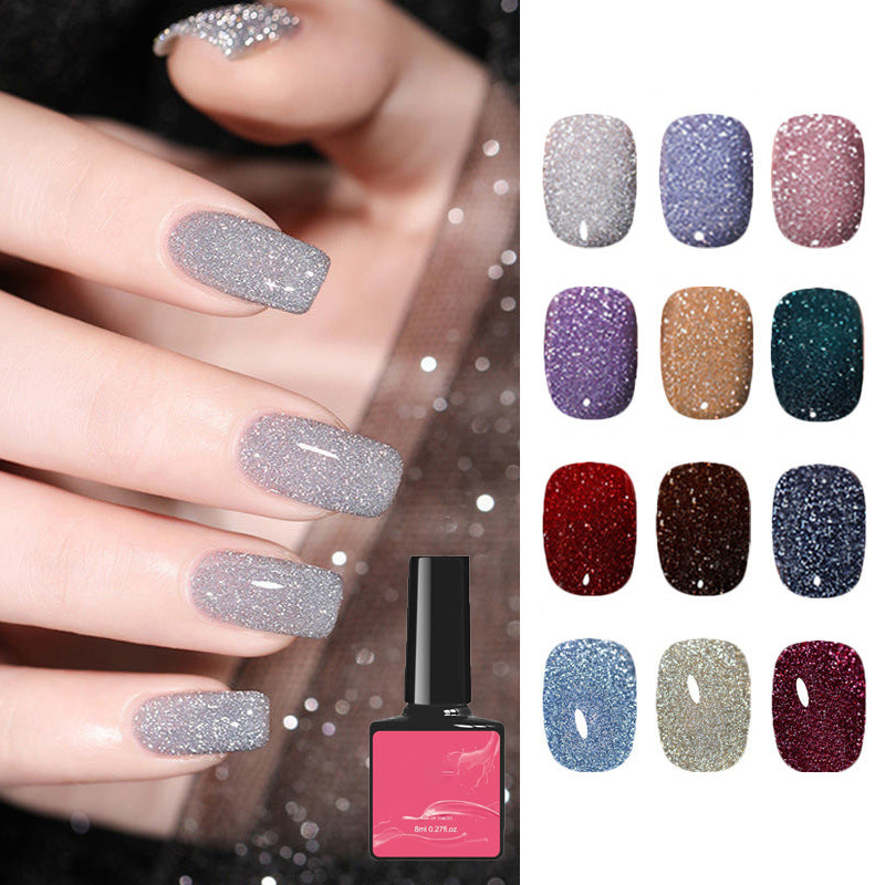 Høy tetthet glitter neglelakk gel | Skanto