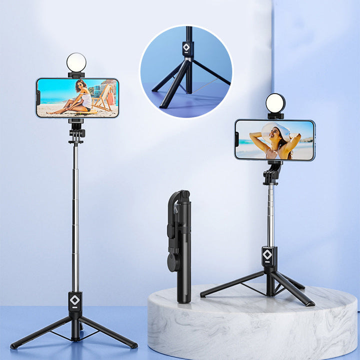 Skanto | Selfie-stang med LED-fylllys
