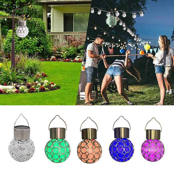 Skanto | Solfylt hengende lantern ute vanntett sollamper