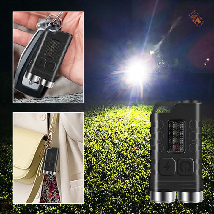 Skanto | Magnetisk Mini Nøkkelring Lommelykt