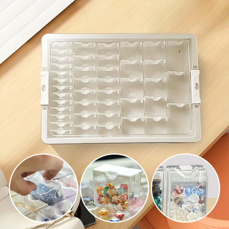 Skanto | Nail Art Box DIY Perler Smykke Oppbevaringsboks